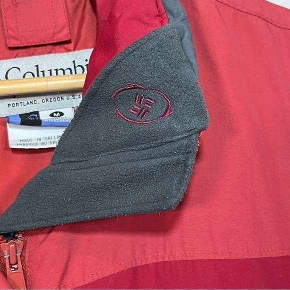 Columbia Jacket Womens Medium Red Interchange Full Zip Ski Crystal Lake - Picture 3 of 16
